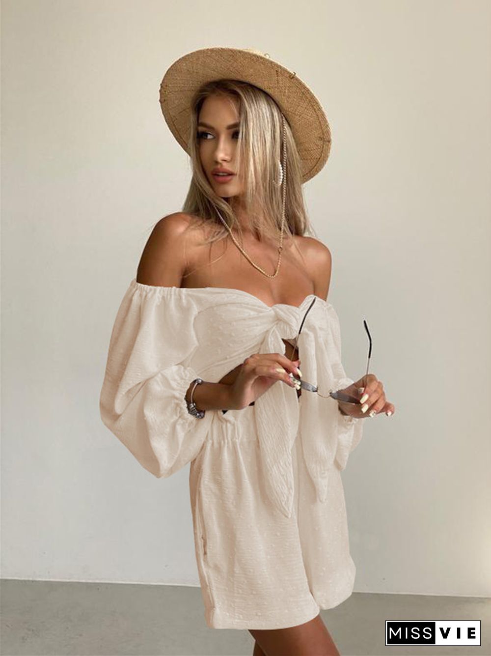 Summer New Fashion Leisure Suit Senior Sense Women's Long-sleeve Cardigan Shorts Two Sets