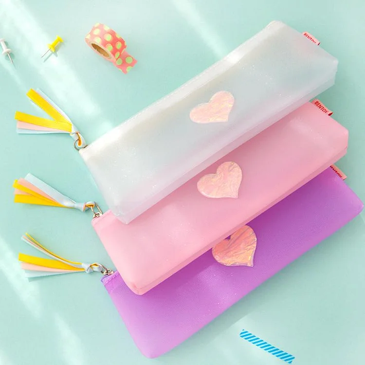 Bentoy Color jelly Transparent Pencil Case