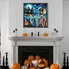 5D DIY teilweise speziell geformter Bohrer Halloween Skelett Diamantmalerei 30x30cm