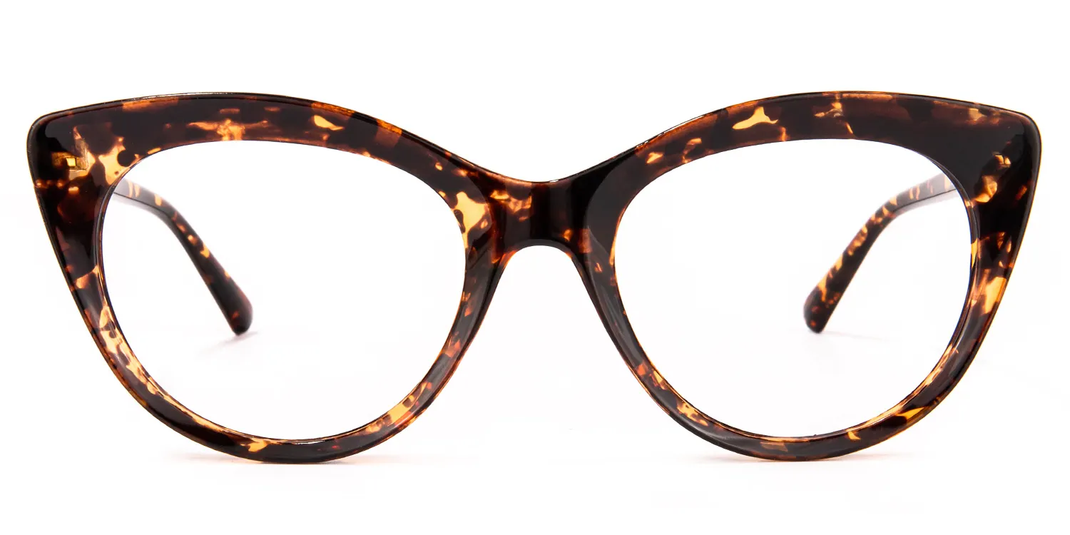 Mojisola Gelb-Tortoise Cateye Brille  Gelb-Tortoise