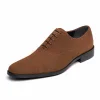  Mens Quality Suede Leather Dress Shoes