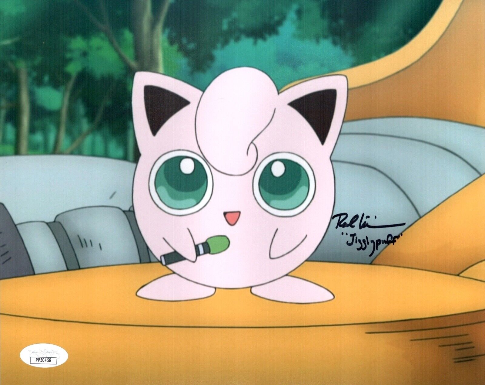 RACHEL LILLIS Signed 8x10 POKEMON JIGGLYPUFF Authentic Photo Poster painting Autograph JSA COA