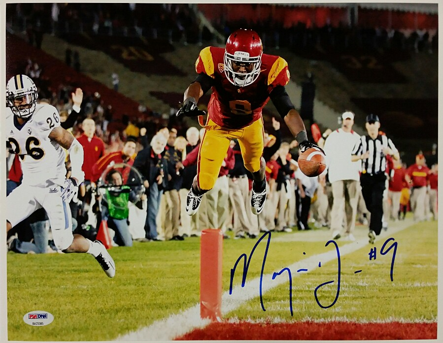 MARQISE LEE Signed 11x14 Photo Poster painting #2 Auto USC Trojans Jaguars w/ PSA/DNA COA