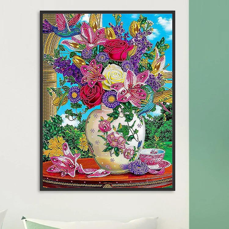 Partial Drills Special-shaped Drill Diamond Painting -Flowers And Plants -  30*40cm