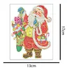 DIY Christmas Santa Claus  Diamond Painting Jewelry Wall Glass Sticker