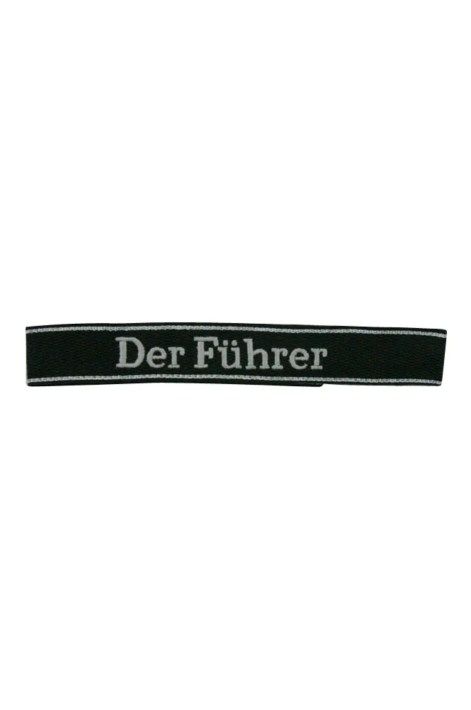   Elite VT Pz.Gren.Rgt. 4 Der Führer In Latin Script EM/NCO Cuff Title German-Uniform