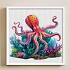 Octopus-14CT Stamped Cross Stitch 40*40cm/15.75*15.75in