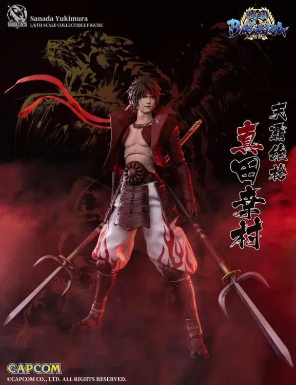 Pre-order Rocket Toys Sengoku Basara Sanada Yukimura 1/6 Scale Figure ROC-002-Rocket Toys