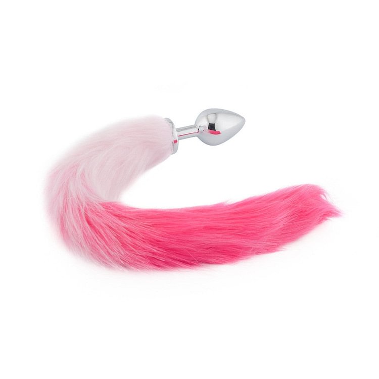 Pink Cat Tail Plug 16 in