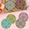 8pcs/set Diamond Painting Mandala Coaster Cup Cushion Home Decor