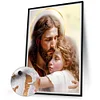 Jesus-Paint by Numbers Acrylic Painting 30*40CM
