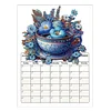 DIY Special Shaped Colorful Pattern 5D DIY Diamond Art Monthly Planner Kit