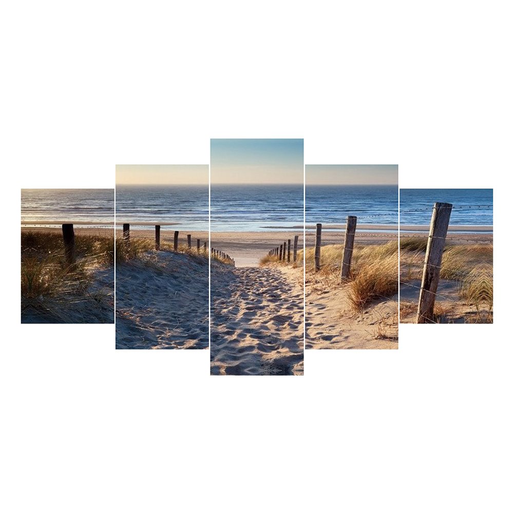 Diamond Painting - Full Round - 5pcs Beach(95*45cm)