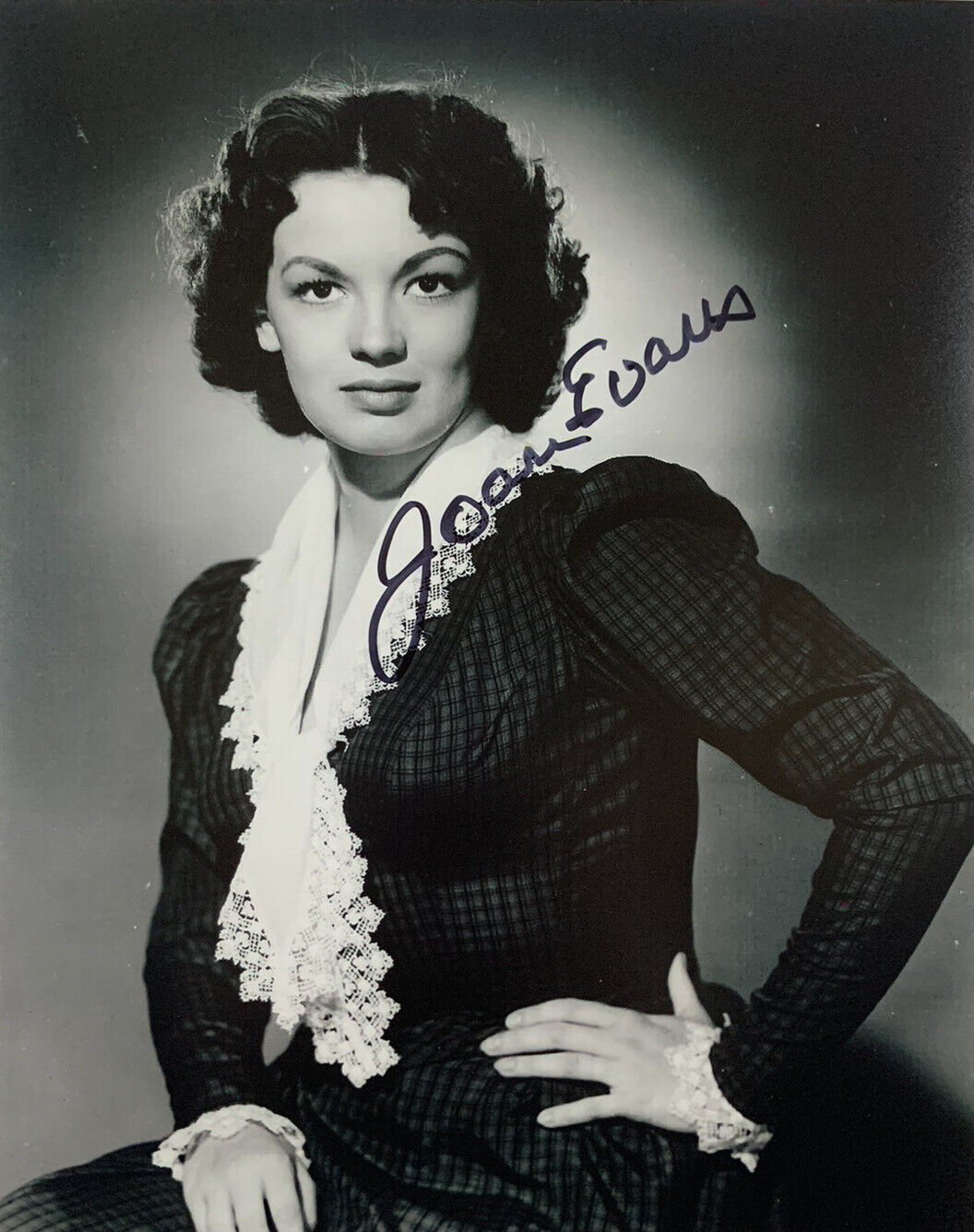 JOAN EVANS HAND SIGNED 8x10 Photo Poster painting ACTRESS AUTOGRAPHED AUTHENTIC RARE