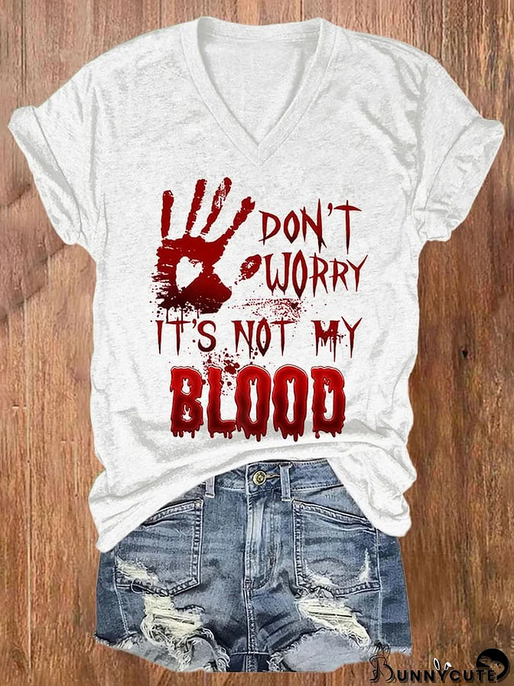 Don'T Worry... It Isn'T Mine Print Short Sleeve T-Shirt