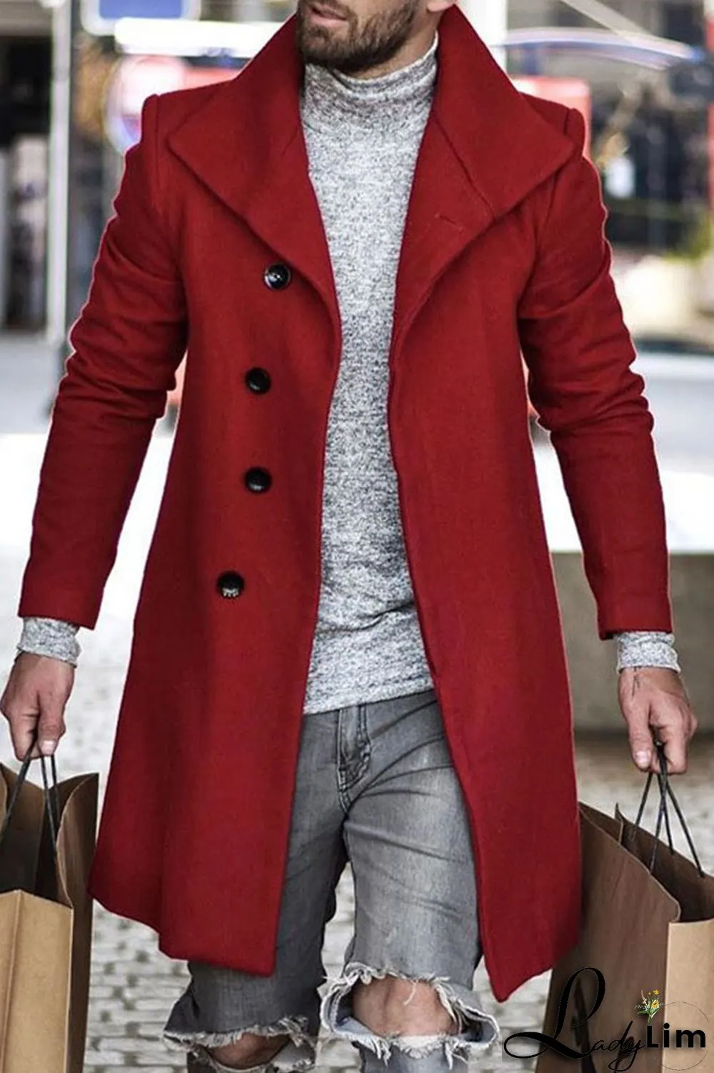 Black Fashion Casual Solid Cardigan Turndown Collar Outerwear