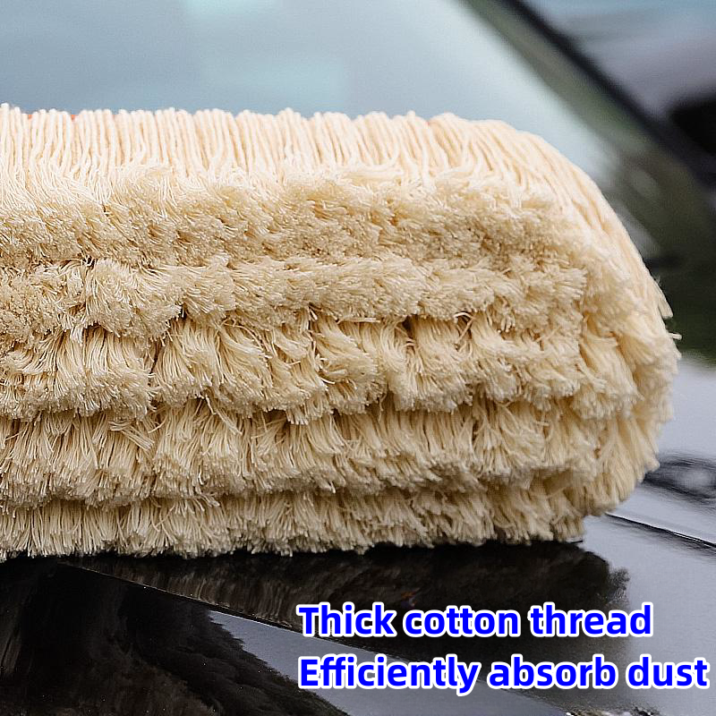 Car pure cotton brush car mop