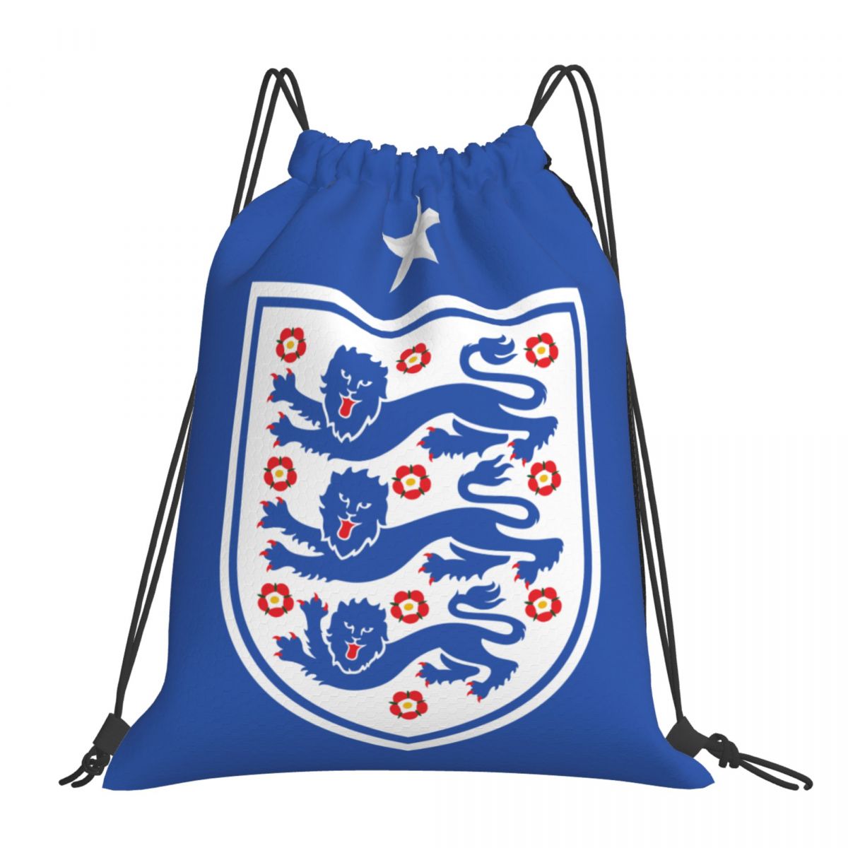 England National Football Team Foldable Sports Gym Drawstring Bag
