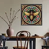(40*40cm)Flower Bee - Full Round Drill Diamond Painting