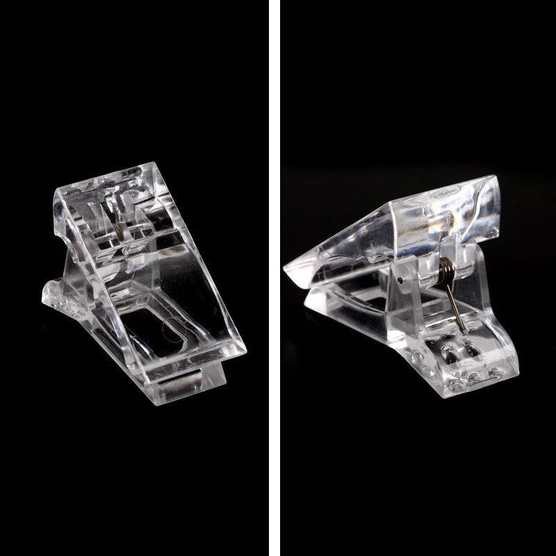5pcs Nail Art Tips Clip Clamps Acrylic UV Gel Extension Builder Quick Building Mold Manicure Tool Faux Ongles-Nail Inspo