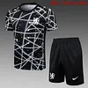 2025/2026 Chelsea Pre-match Training Black Star Inkjet Shirt+Shorts  1:1 Thai Quality