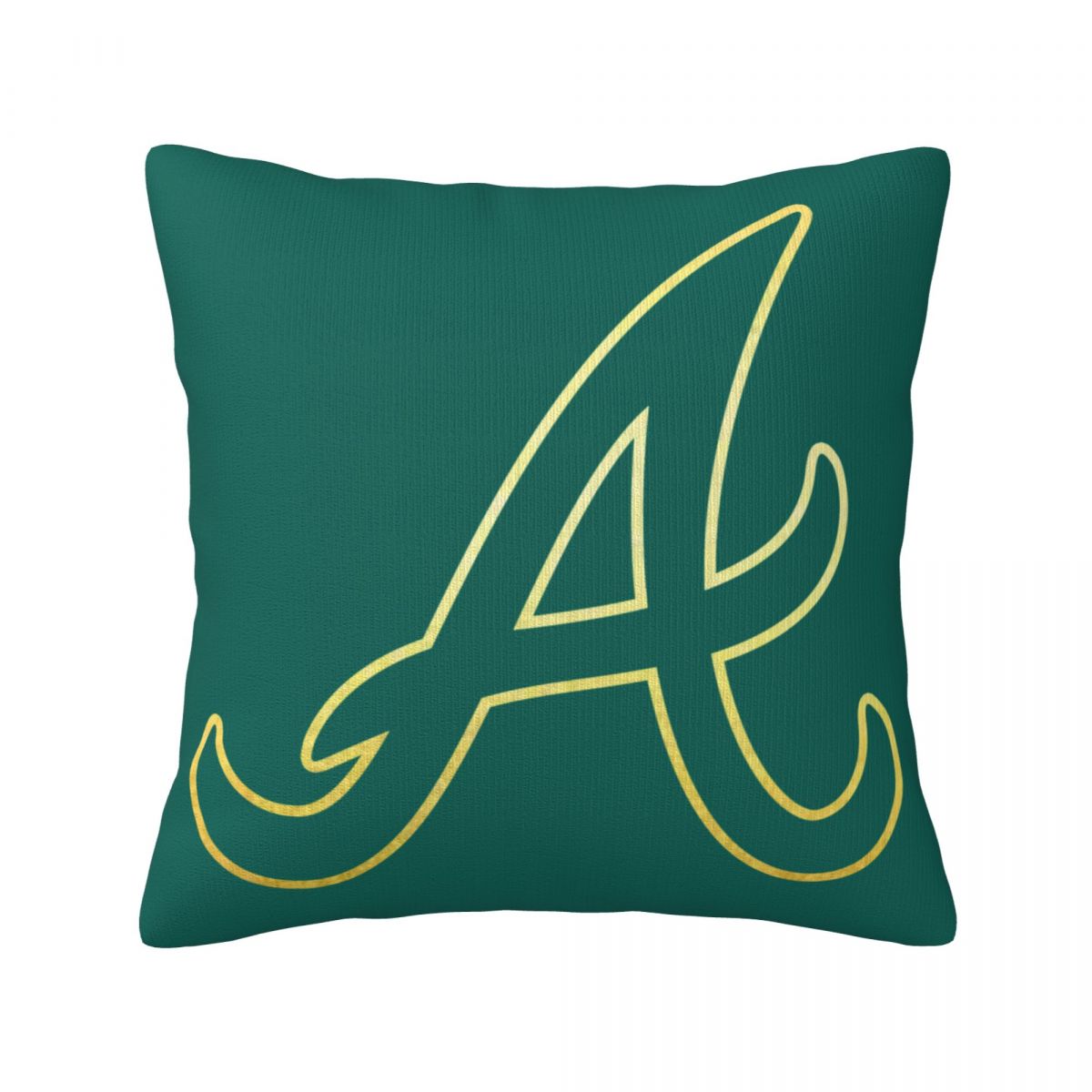 Atlanta Braves St Patrick's Day Throw Pillows 18 x 18 inch