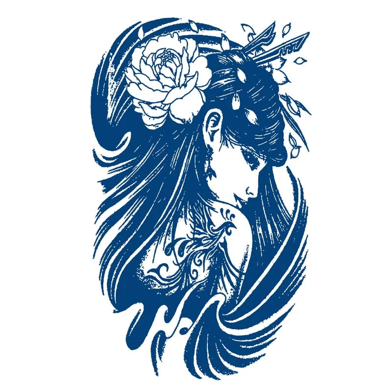 GHHF51-200 herbal juice tattoo stickers semi-permanent lasting men and women tattoo waterproof sweat plant juice tattoo stickers