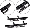 AMK 2Pcs Metal Running Board Side Step CNC Aluminum Rock Sliders Rails Pedal with Width Adjustable for 1/6 RC Crawler Car SCX6 Jeep 4WD Upgrade Parts