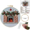 4 Set Xmas Series- Embroidery Kits