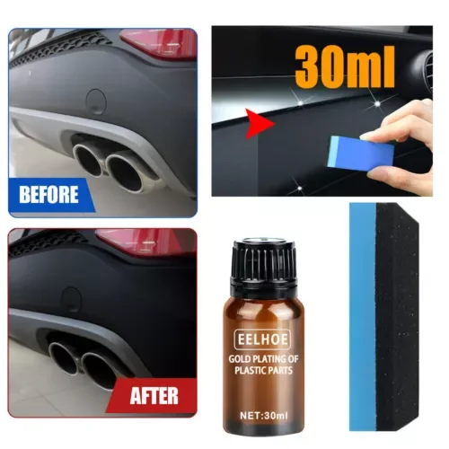 Dronehint 30ml Car Plastic Part Refurbish Agent Car Interior Dashboard Restorer w/ Sponge (For: GMC) Parts