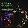 Halloween Witch Cauldron Garden Light for Lawn Porch Patio Walkway Entryway