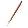 Brown Crochet Hook Handmade Craft French Tambour Hooks Household Sewing Supplies