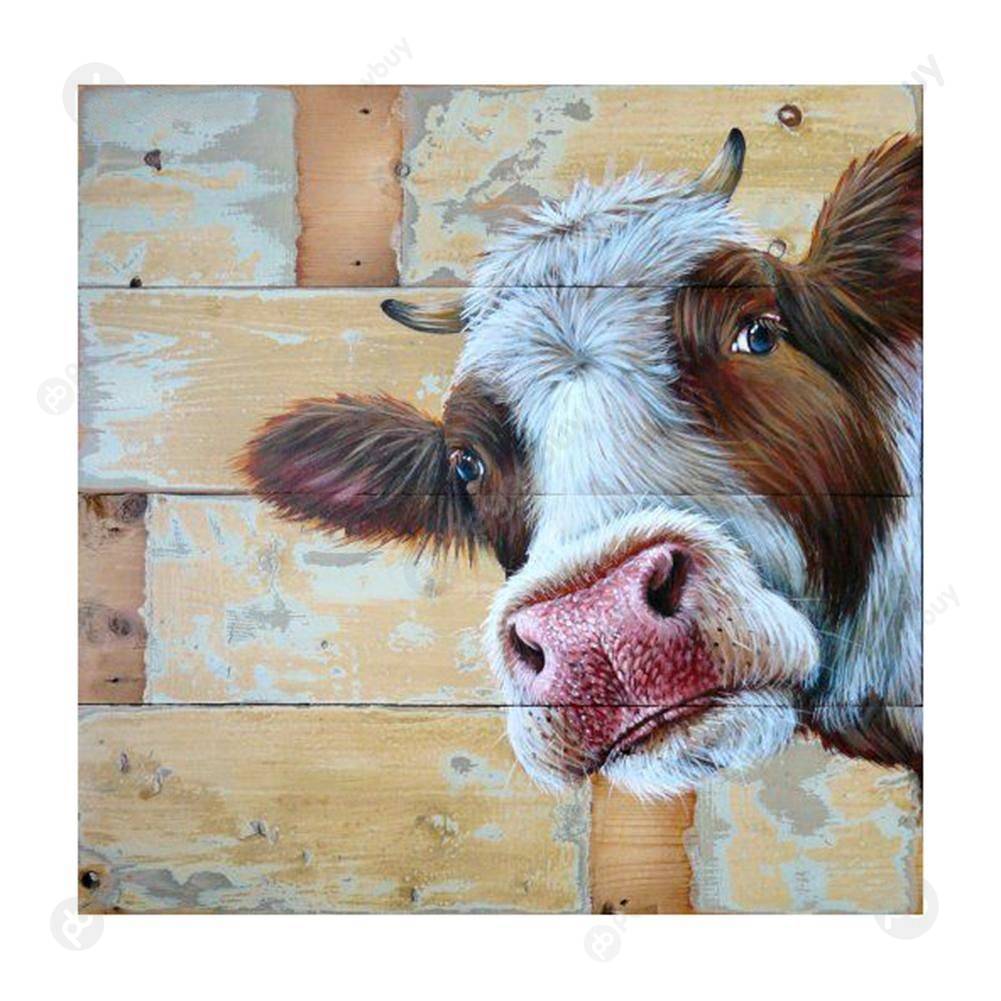 

Cow - Round Drill Diamond Painting - 30*30CM, 501 Original