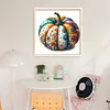 Flower Pumpkin-11CT Stamped Cross Stitch 45*45cm/17.72*17.72in