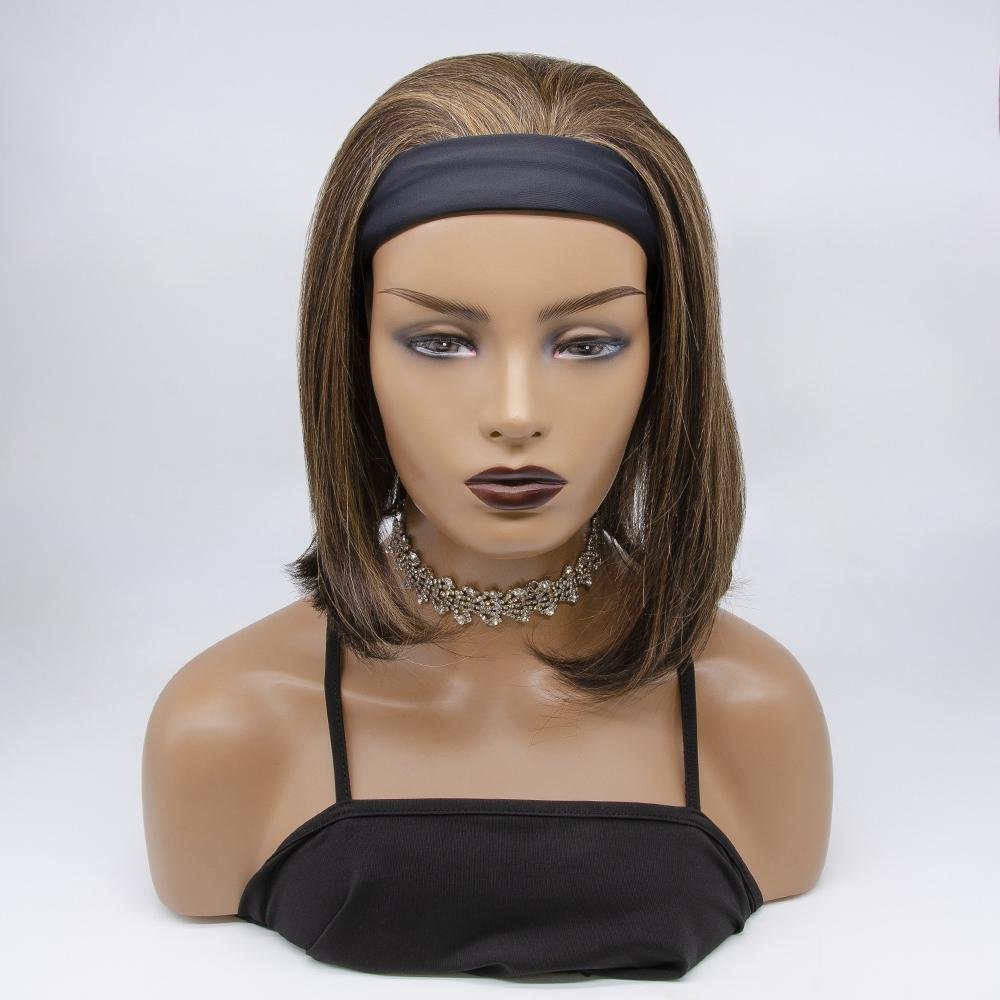 🔥Hot| [Pre-sale]Highlight Grab-N-Go Headband Wigs Straight Bob 100% Human Hair Wigs US Mall Lifes