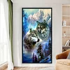 Wolf -11CT Stamped Cross Stitch Kit(40*70cm)