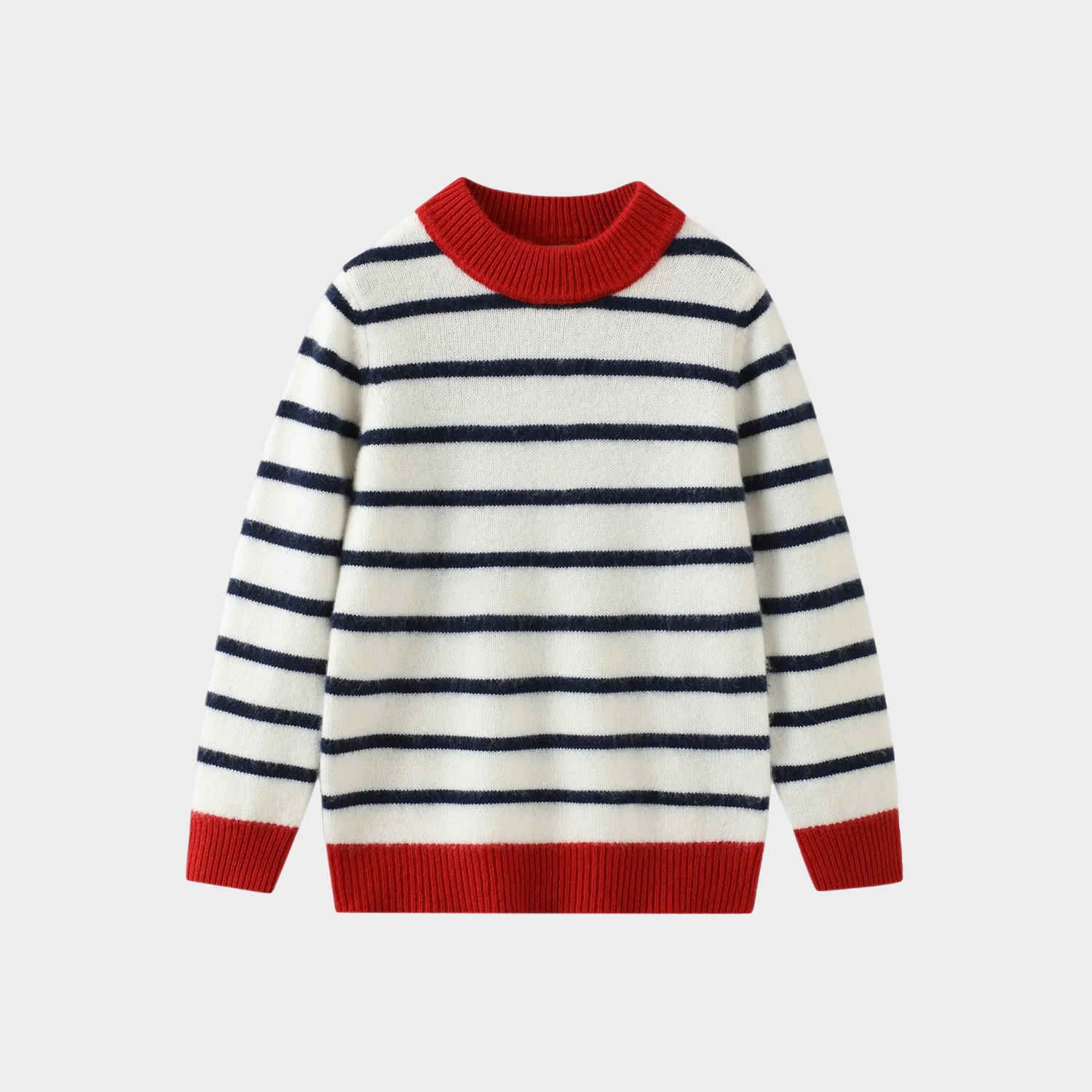 Kids' Classic Striped Cashmere Sweater REAL SILK LIFE