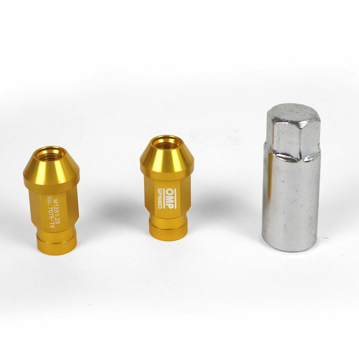 Set Nuts OMP Gold 40 mm 20 uds M12 x 1,50