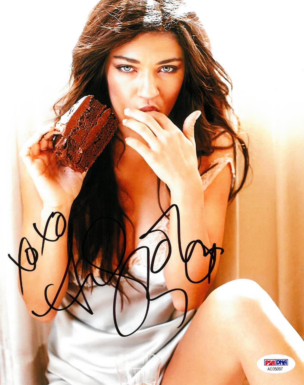 Jessica Szohr Signed Sexy Authentic Autographed 8x10 Photo Poster painting PSA/DNA #AD35097