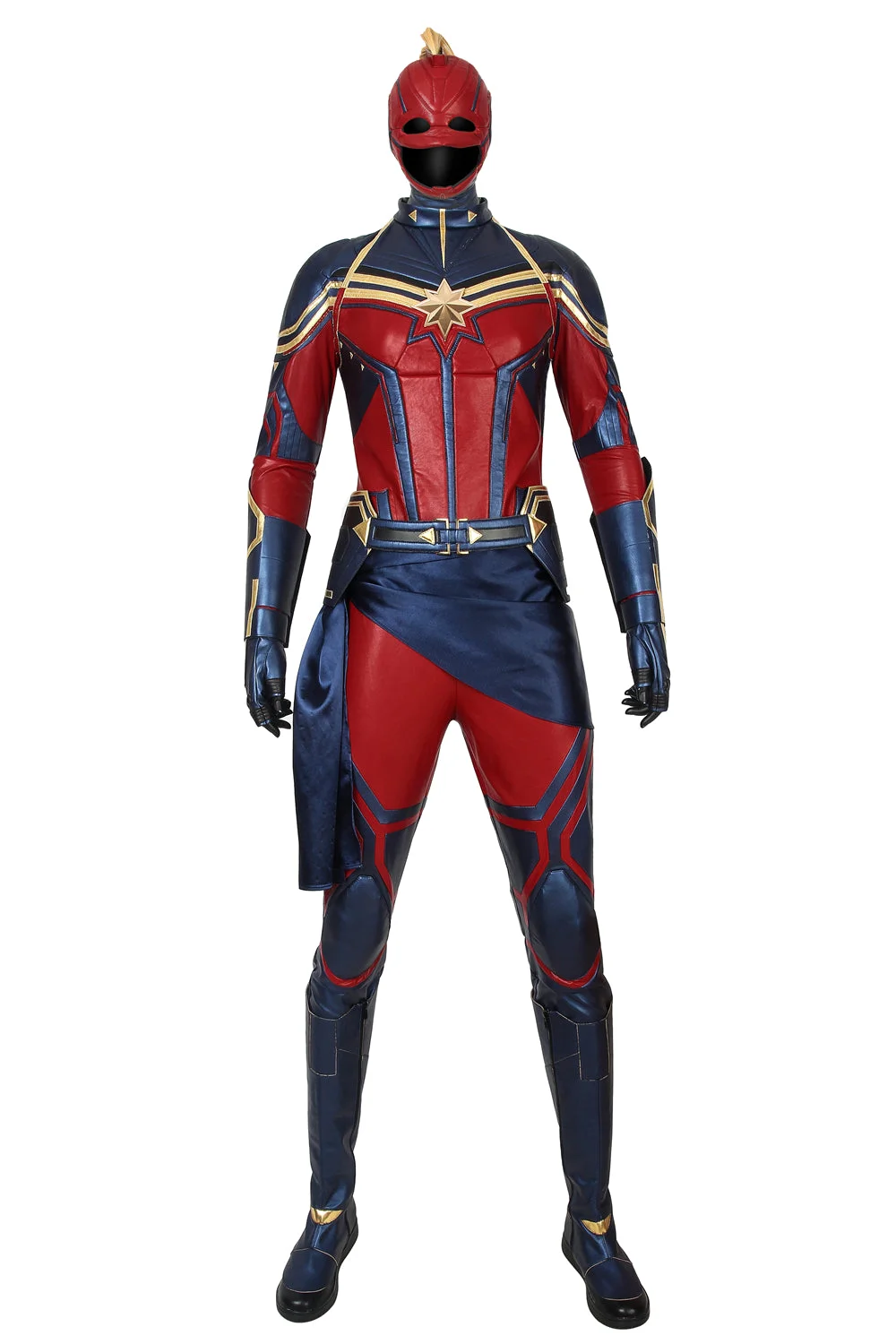 Captain Marvel Carol Danvers Cosplay Costume Endgame Version