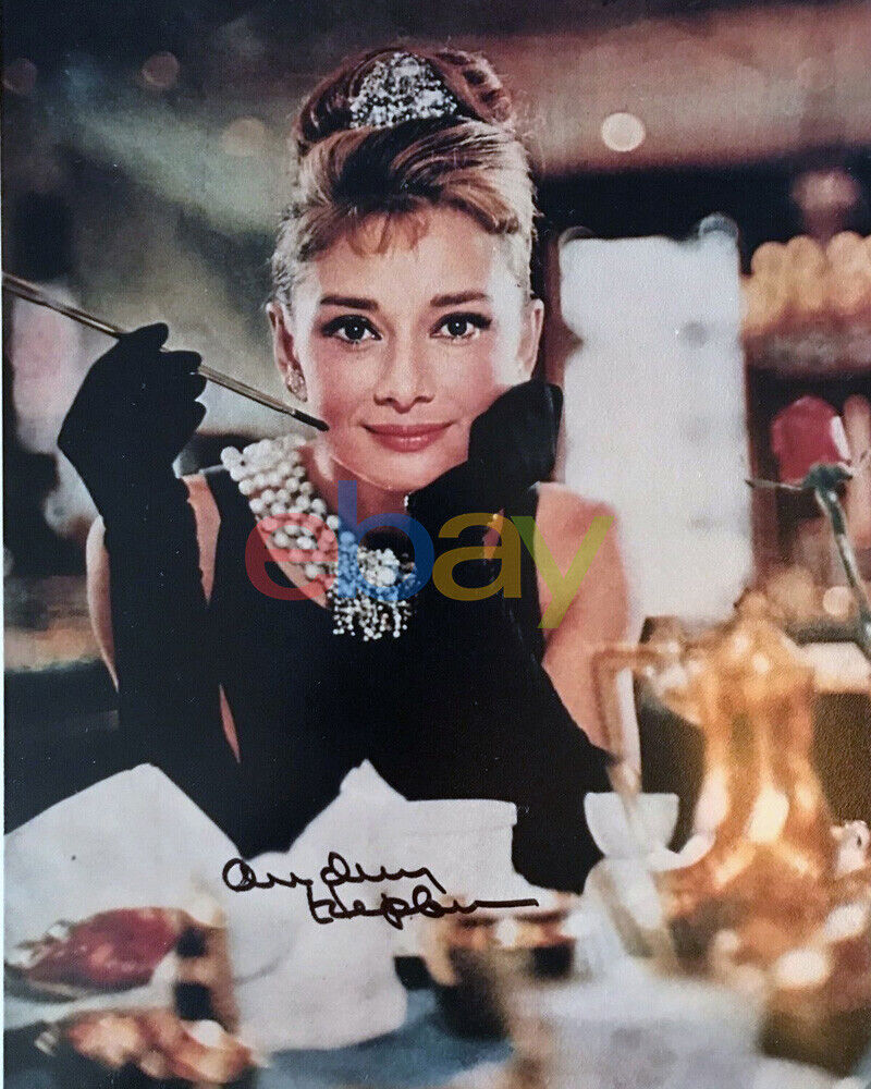 Audrey Hepburn signed 8x10 autographed Photo Poster painting reprint #1