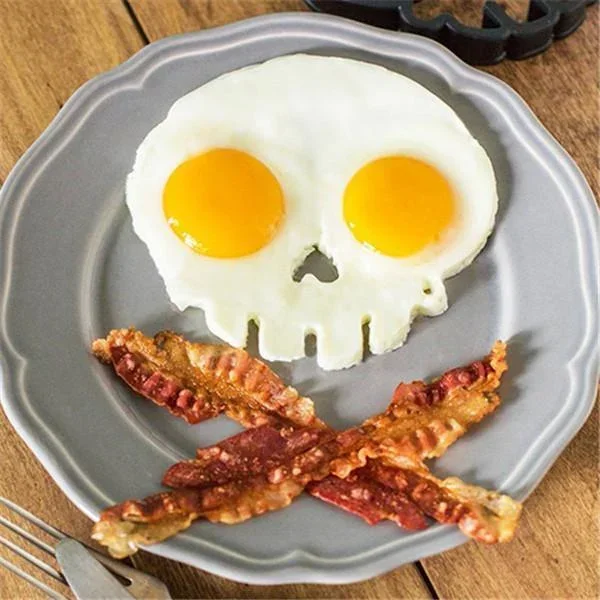 💀Halloween Horror Skull Fried Egg Mold
