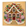 Kit de peinture de perles encadr&eacute; de No&euml;l 25x25cm pour adultes