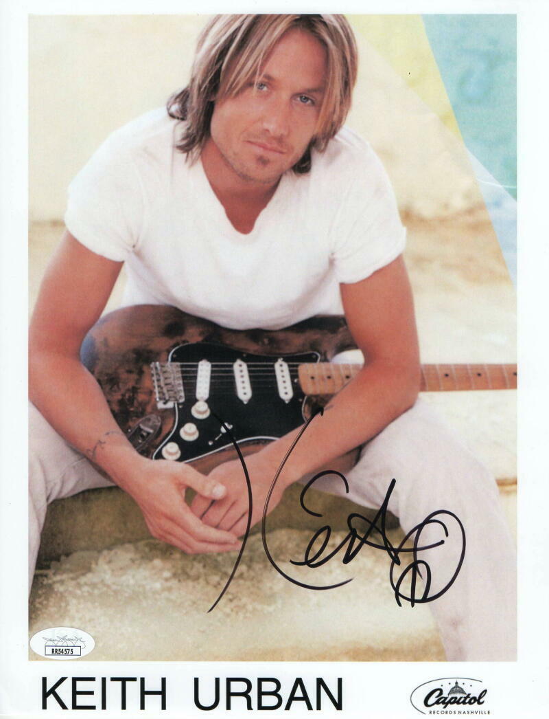 KEITH URBAN SIGNED AUTOGRAPH 8X10 Photo Poster painting - COUNTRY MUSIC STAR, GOLDEN ROAD W/ JSA