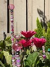 Beaded Fairy Garden Stakes / Home Decor
