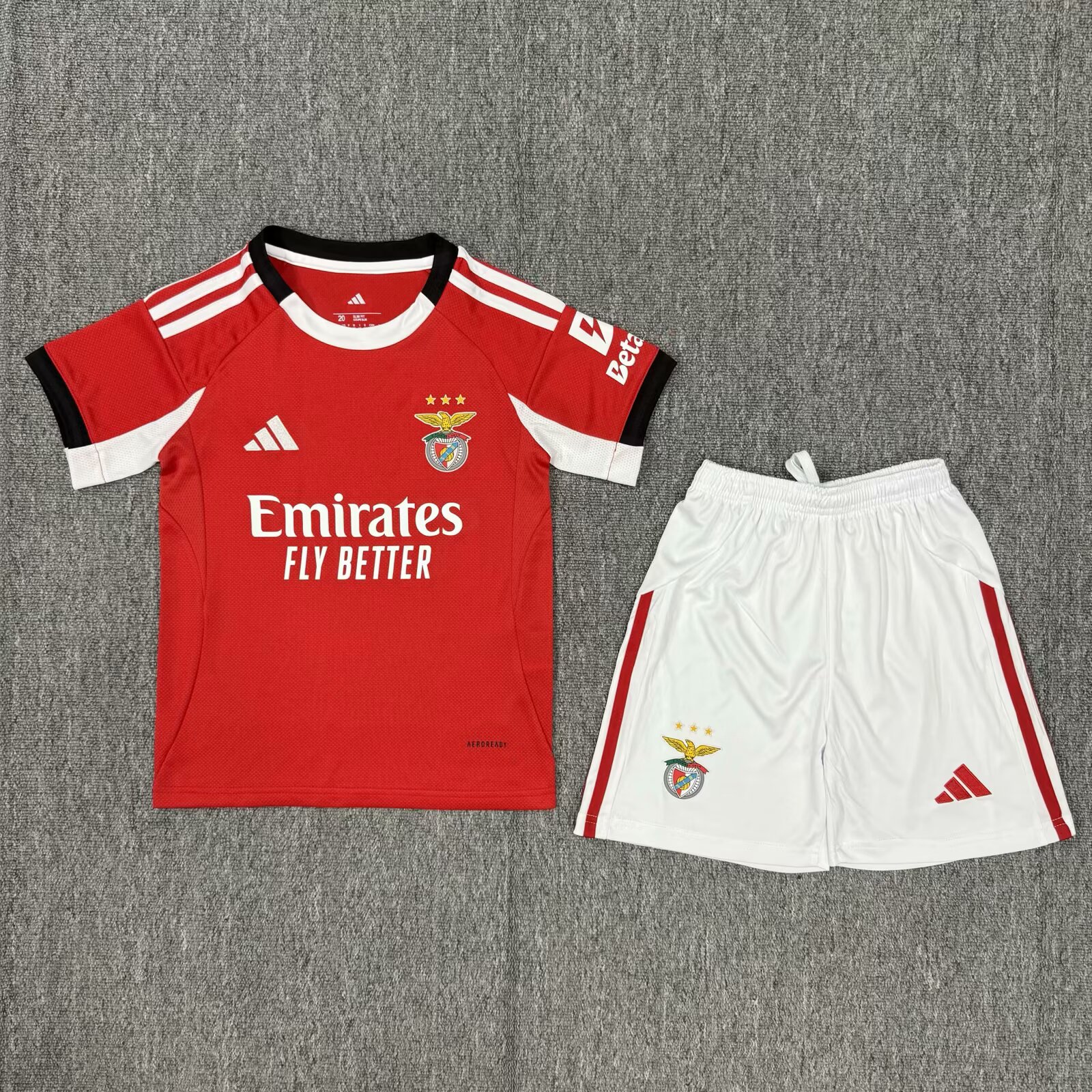 25/26 Benfica Home Kids Kit Football Shirts 1:1 Thai Quality