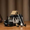 Land Rover Defender Station Wagon RV Camper Building Block Container Dust Box Creative Ornaments Assembly Toys