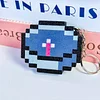 Minecraft Compass Keychain Bag Charm Pixel Style Boys Gift Idea