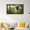 (75*45cm)Forest Animals - Round AB Drill Diamond Painting