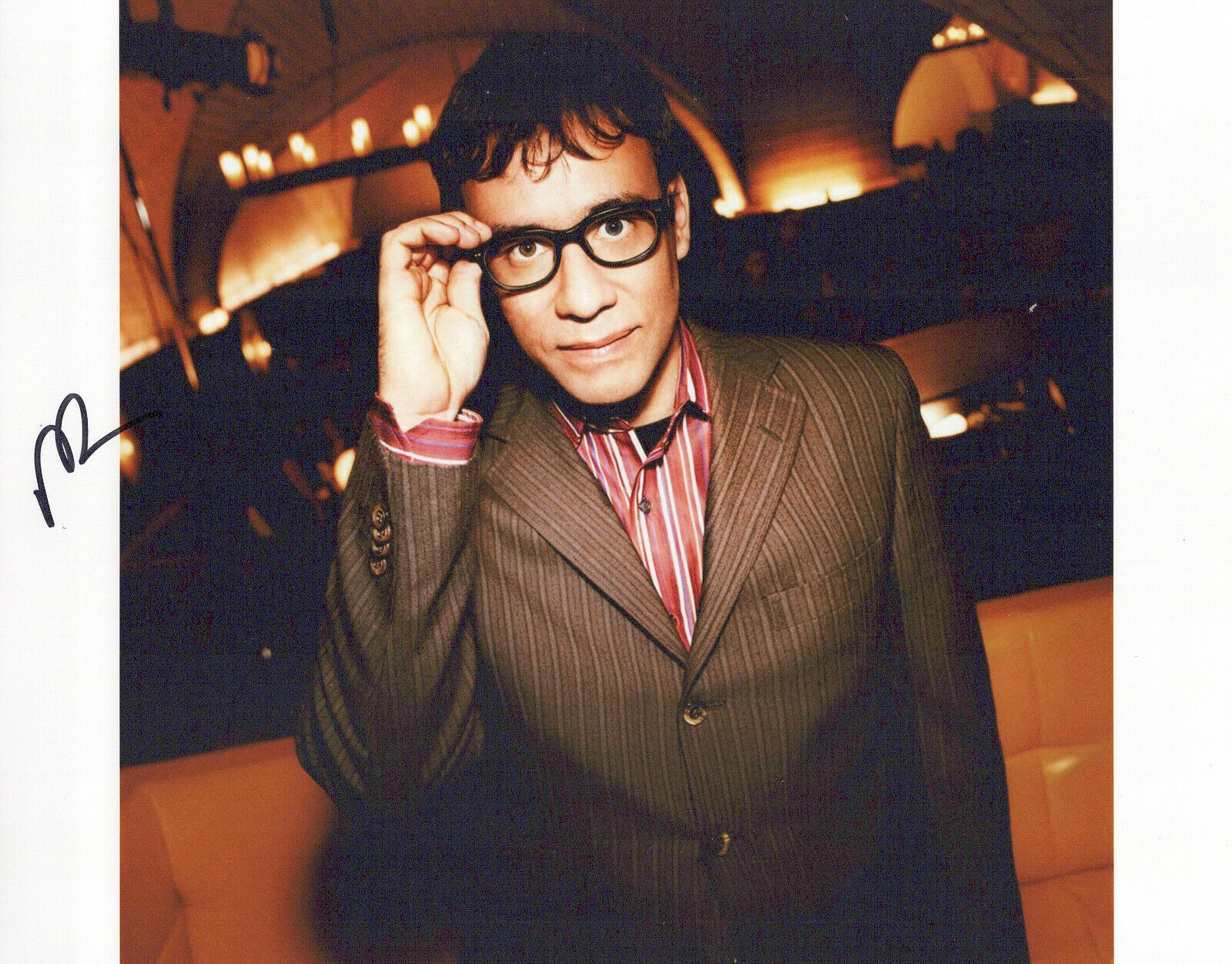 Fred Armisen head shot autographed Photo Poster painting signed 8x10 #4